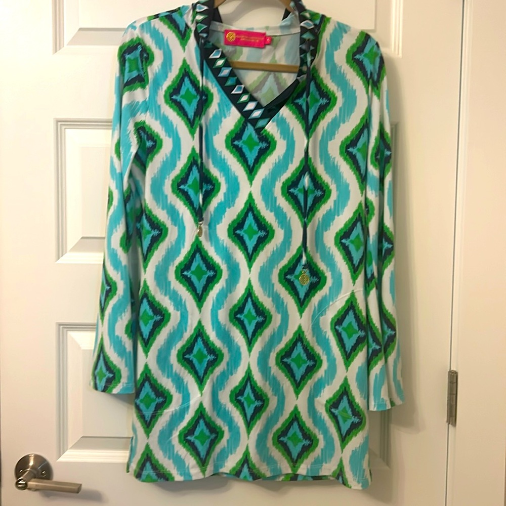 Macbeth collection by Margaret Josephs swim coverup S